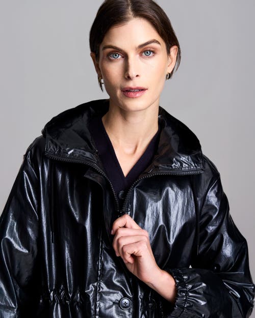 Jane Post Hamptons Rain Parka In Black
