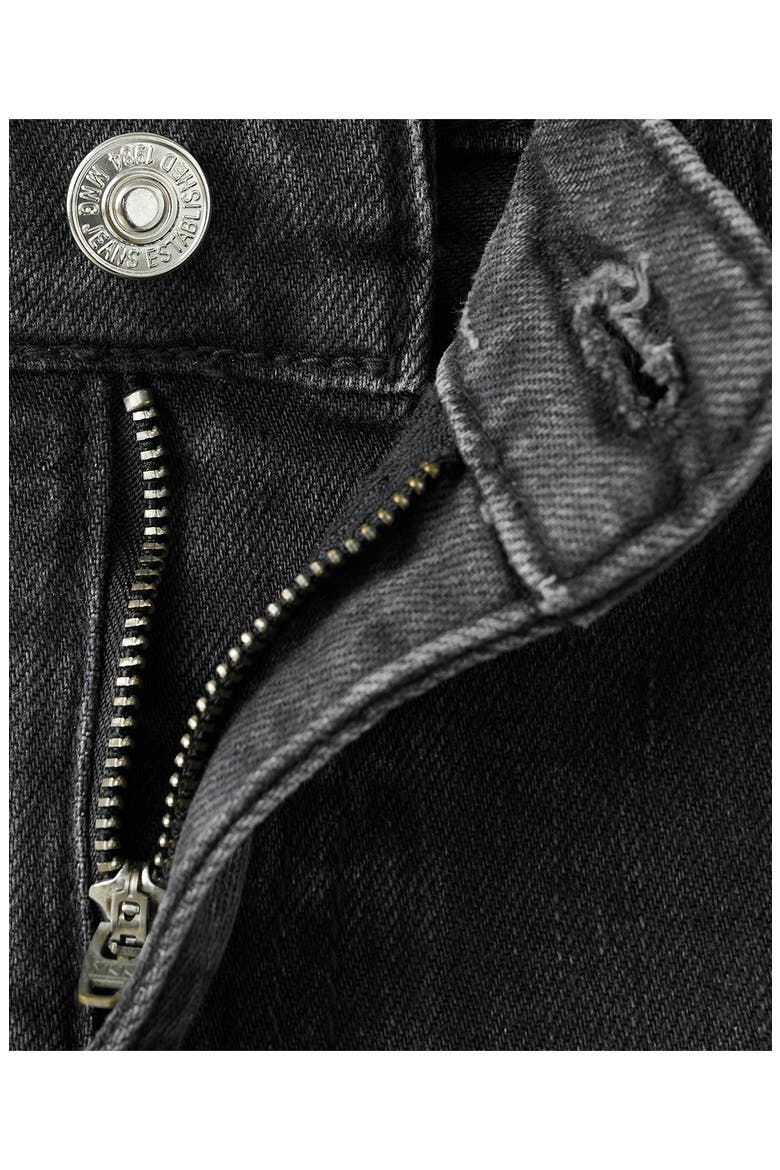 Claudia Crop Slim Fit Jeans, Alternate, color, BLACK DENIM