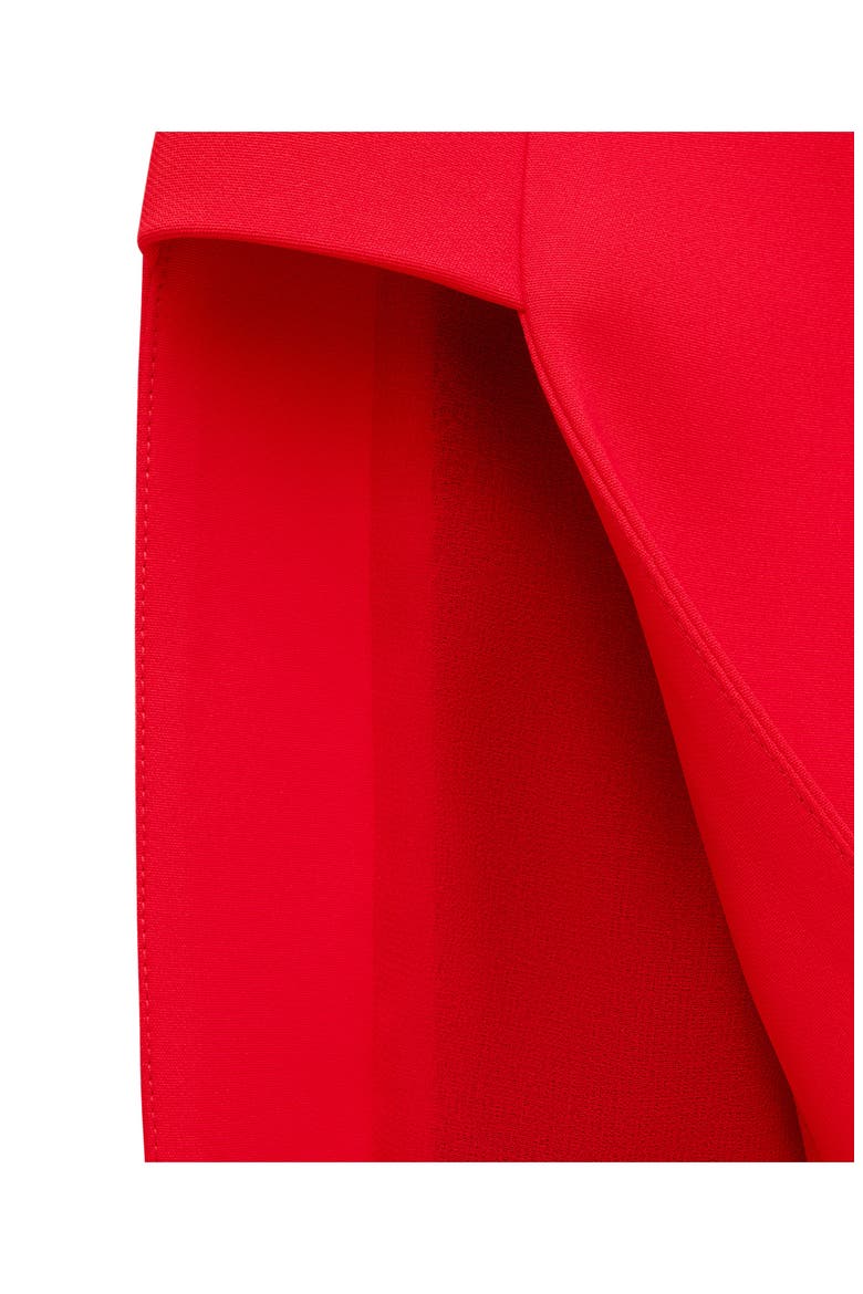 Asymmetric Strapless Dress, Alternate, color, RED