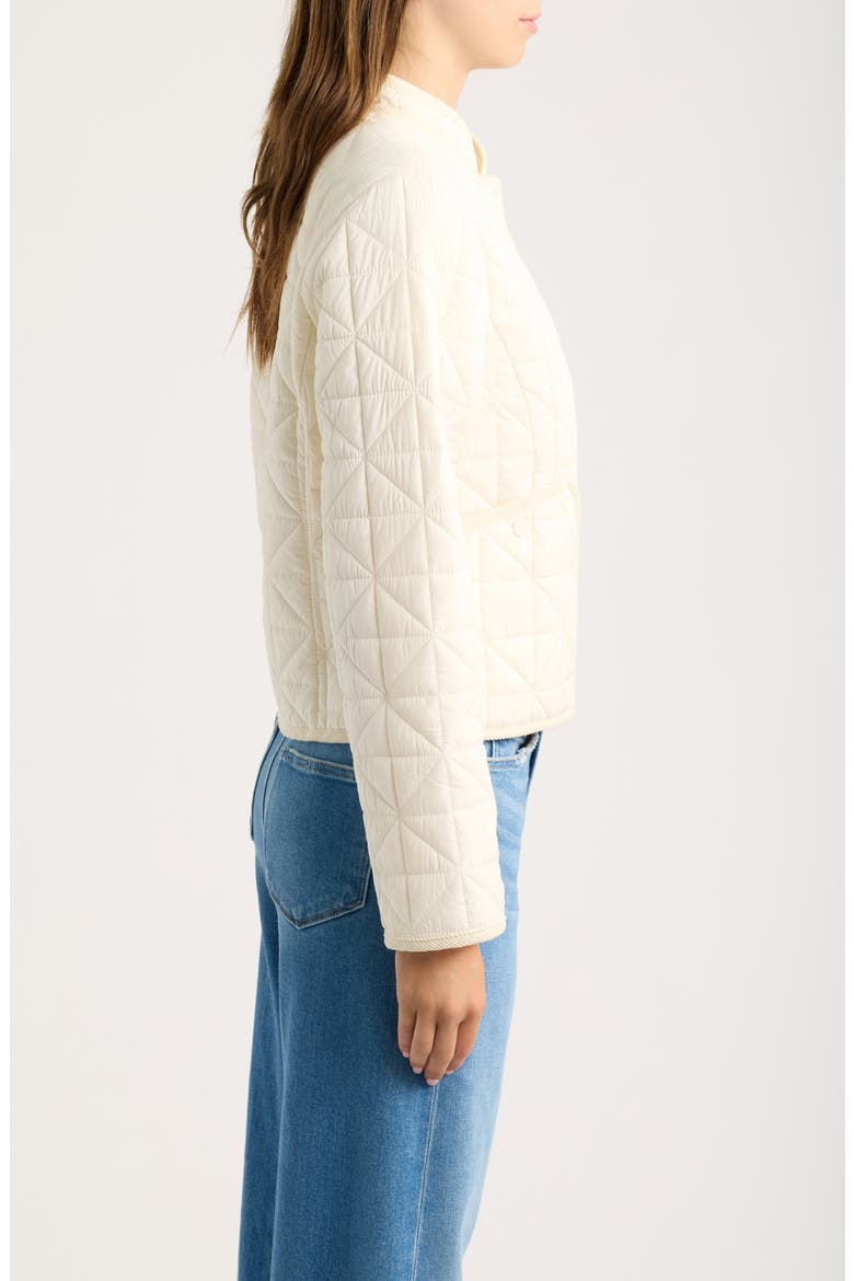 Diamond Quilt Jacket, Alternate, color, VANILA ICE