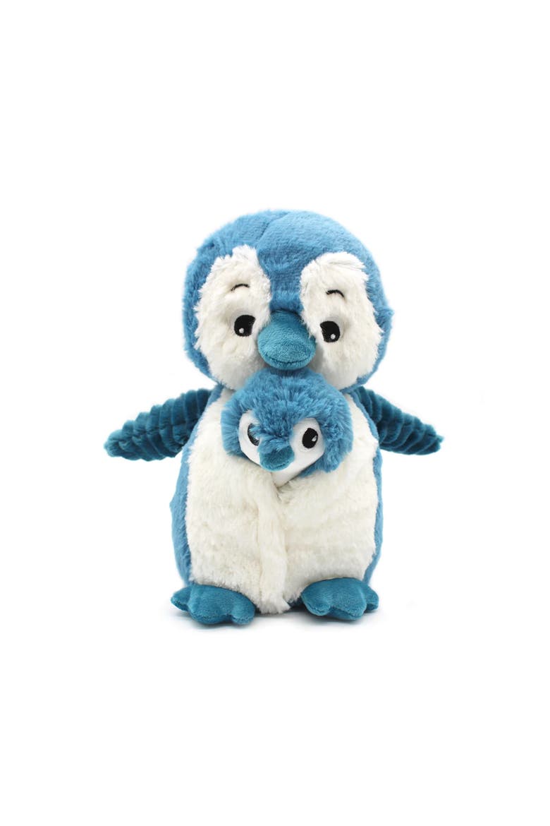 Penguin Mom & Her Baby - Secret Keeper Plush Toy, Eco-Friendly, Soft & Washable, Alternate, color, Blue