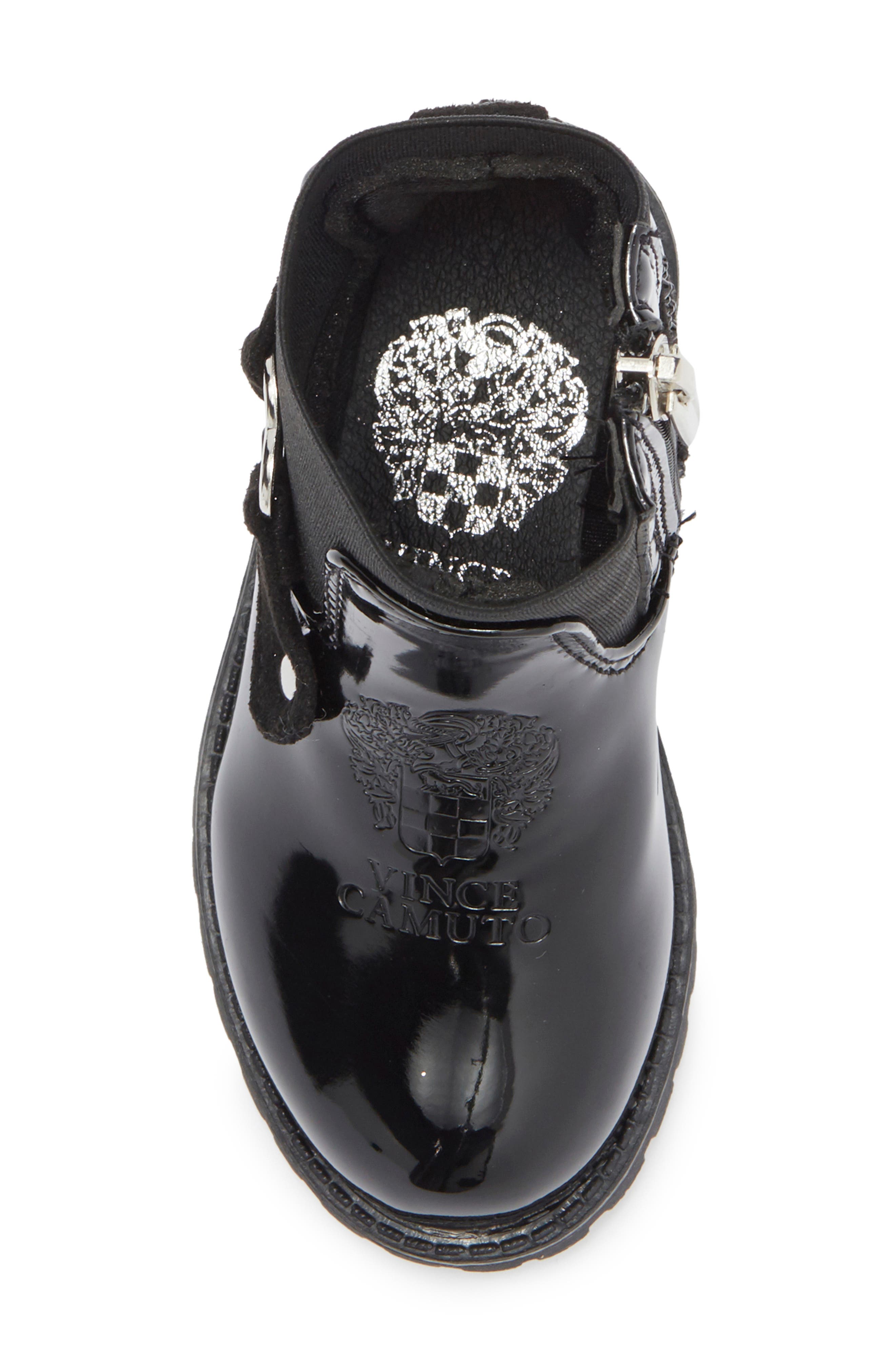 Vince Camuto Kids' Heart Harness Patent Boot, Alternate, color, 