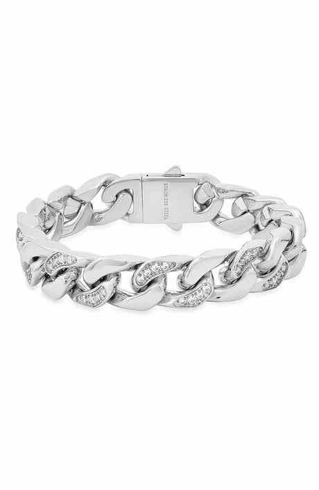 18K Gold Plate Curb Link Bracelet