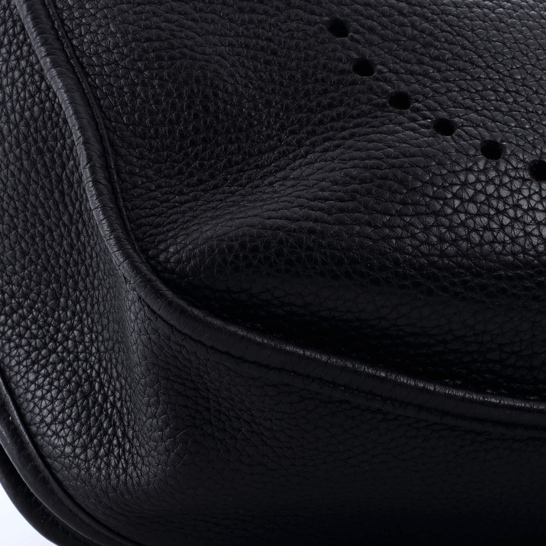 Pre-Owned Hermes Evelyne Bag Gen III Clemence GM, Alternate, color, Noir