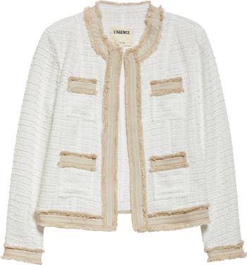 【新品】L'AUBE BLANC／Fringe tweed Jacket Fringe tweed Jacket – L'AUBE BLANC