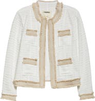 L'AGENCE Agnes Tweed Jacket