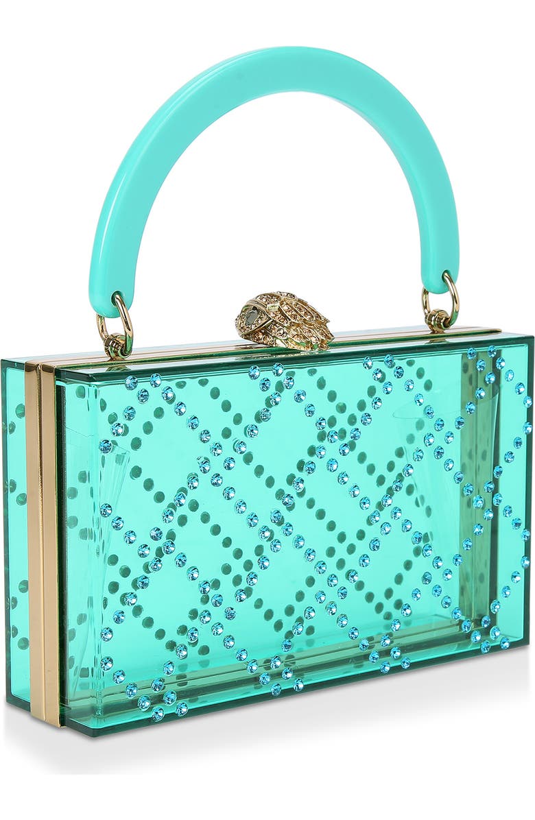 Kurt Geiger London Embellished Box Clutch, Alternate, color,