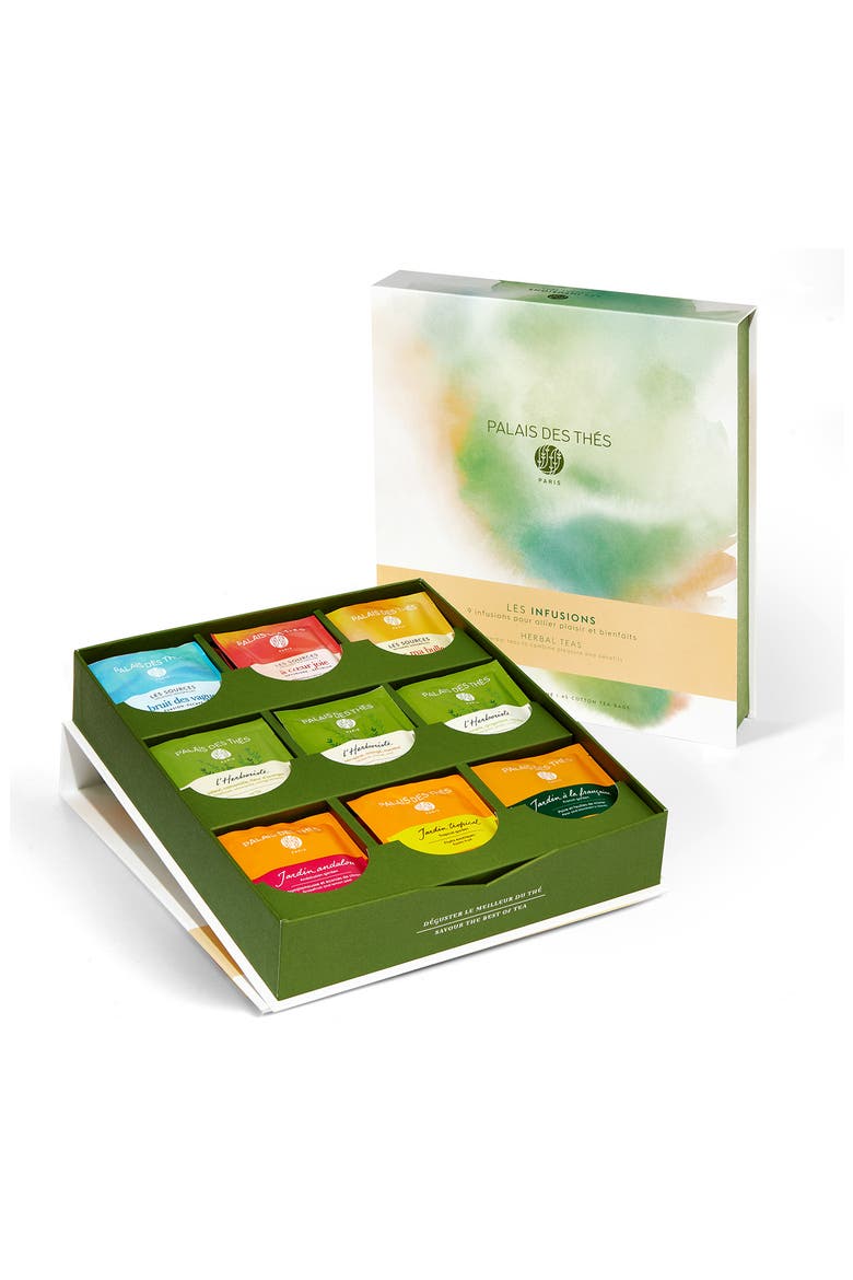 Herbal Teas Assorted Gift Set, Alternate, color, GREEN