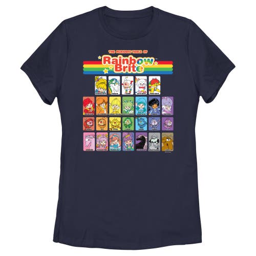 Rainbow Brite Table Of Characters Graphic T-shirt In Blue