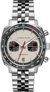Alfred Sung Chronograph Quartz Bracelet Watch, 44mm