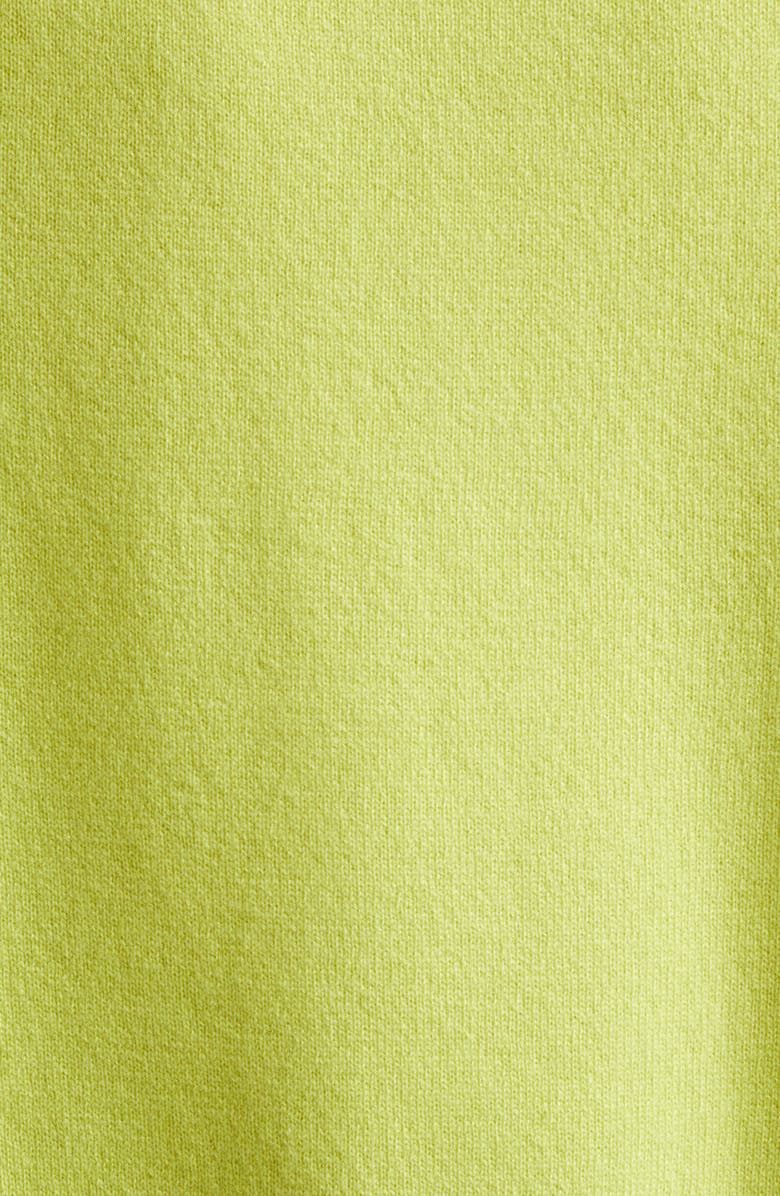 NACKIYÈ Short Sleeve Cashmere Sweater, Alternate, color, Pistache Dopey