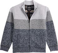 XRAY Kids' Colorblock Full Zip Sweater