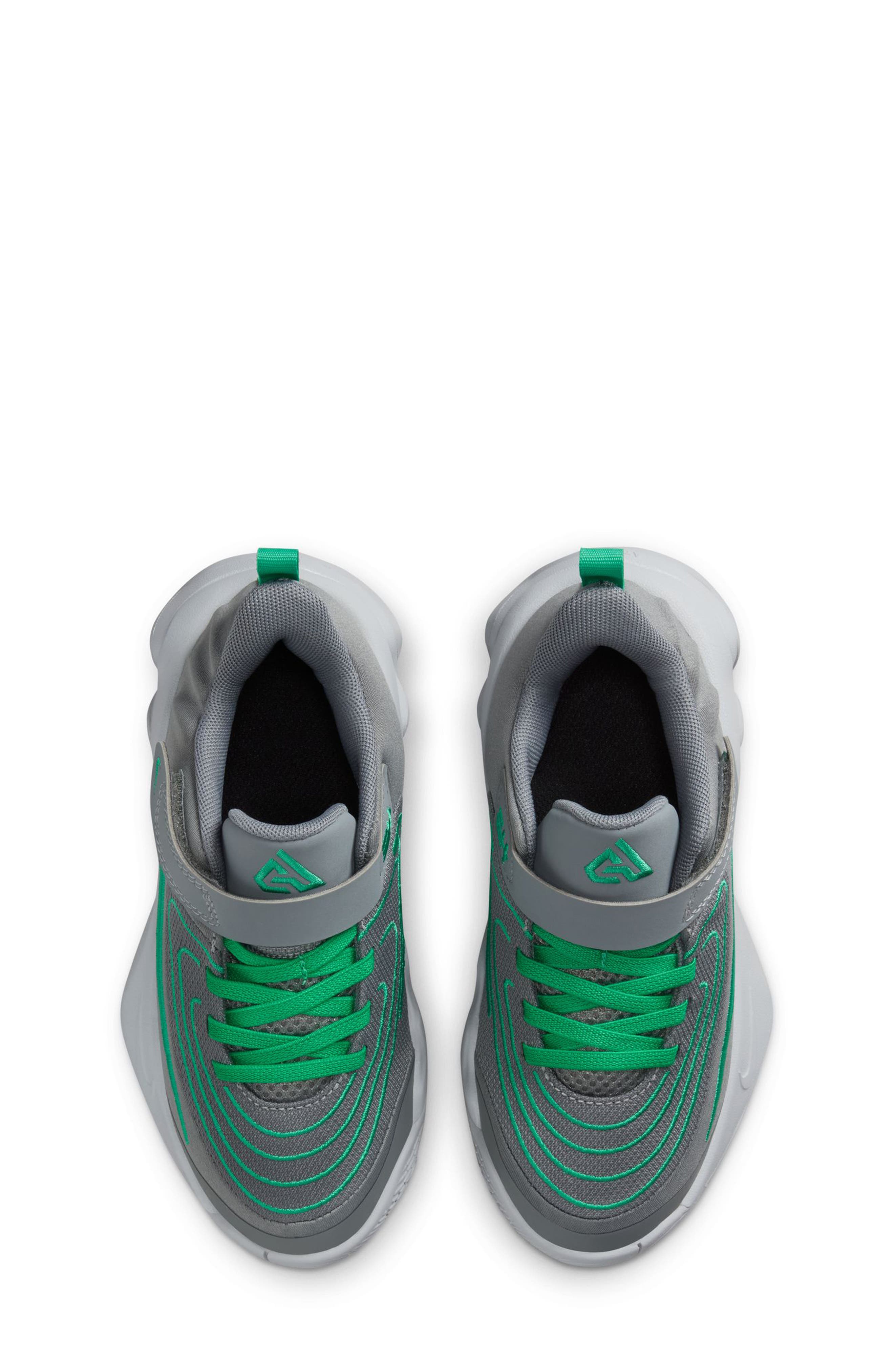 Kids' Giannis Immortality 4 Basketball Shoe, Alternate, color, SMOKE GREY/ STAR GREEN