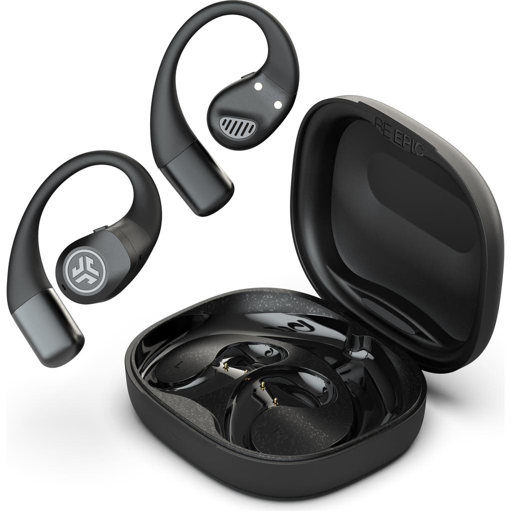 JLab Epic Open Sport Air Conduction Wireless Earbuds in Black at Nordstrom