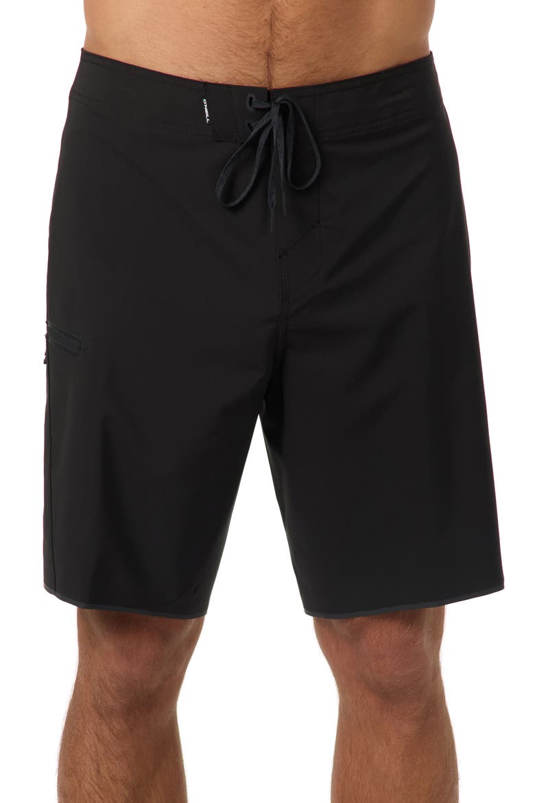 Hyperfreak Tech Solid Board Shorts, Main, color, BLACK