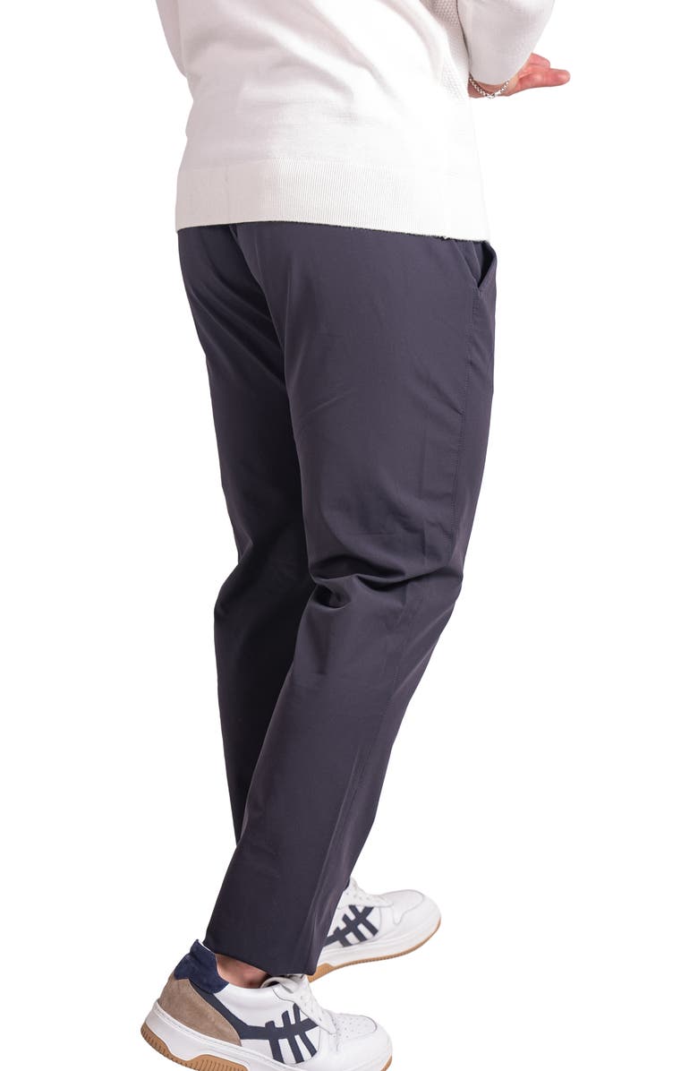 Maceoo Resistancesolid Black Drawstring Pants, Alternate, color, 
