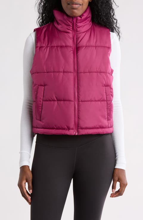 Crop Puffer Vest