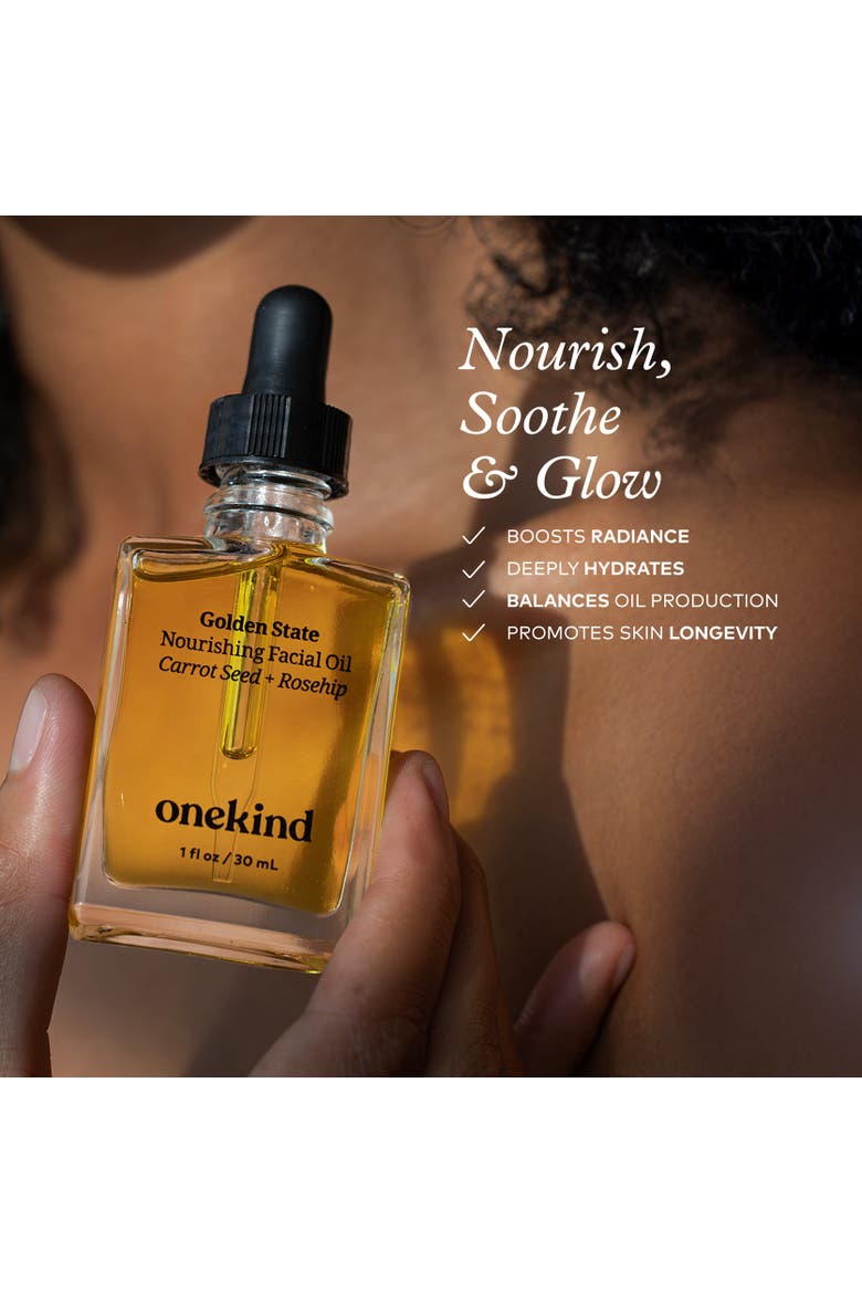 Golden State Glow & Hydrate Facial Oil with Rosehip + Carrot Seed, Alternate, color, None