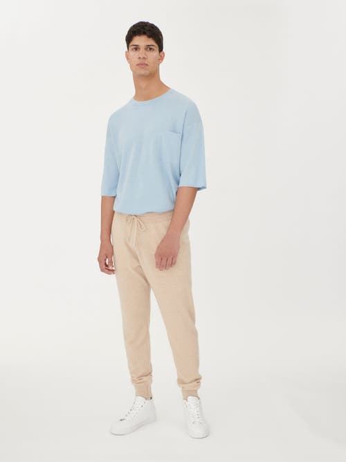Gobi Mongolian Cashmere Cashmere  Jogger In Beige