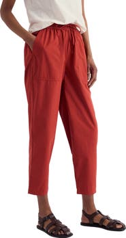 Seasalt Cornwall Sholl Drawstring Tapered Organic Cotton Twill Pants