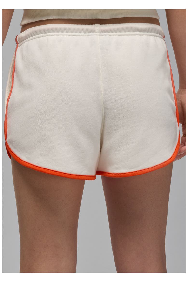 Brooklyn Graphic Fleece Shorts, Alternate, color, SAIL/ TEAM ORANGE/ BLACK