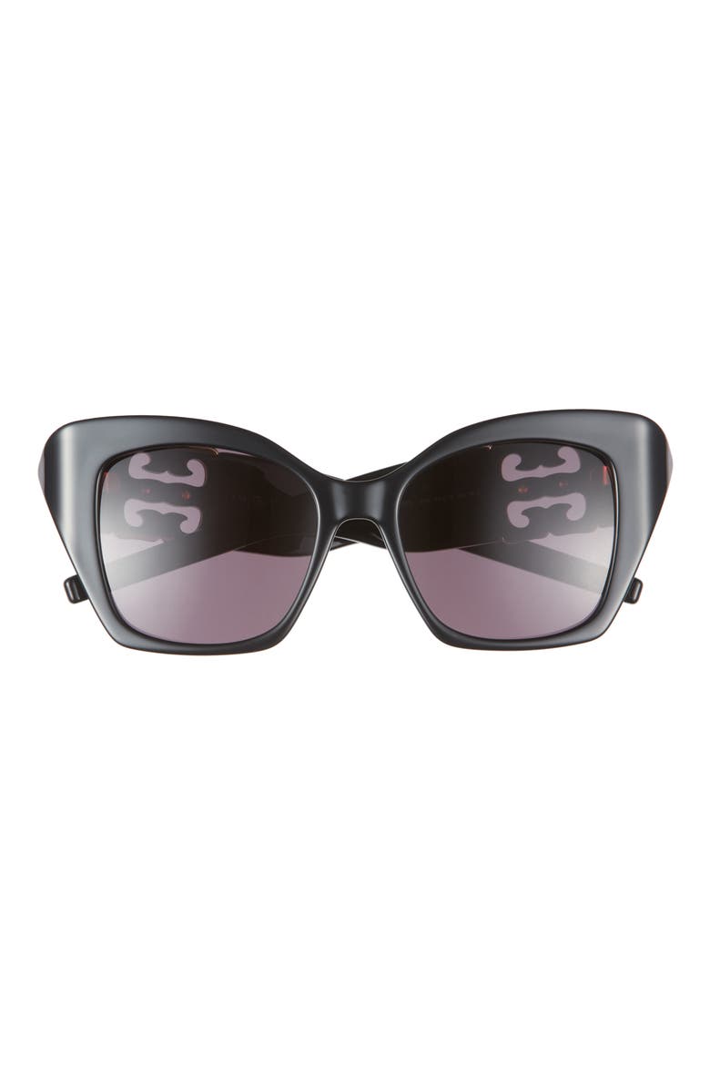4G Liquid 54mm Square Cat Eye Sunglasses, Main, color, SLTBRZ/BRNG