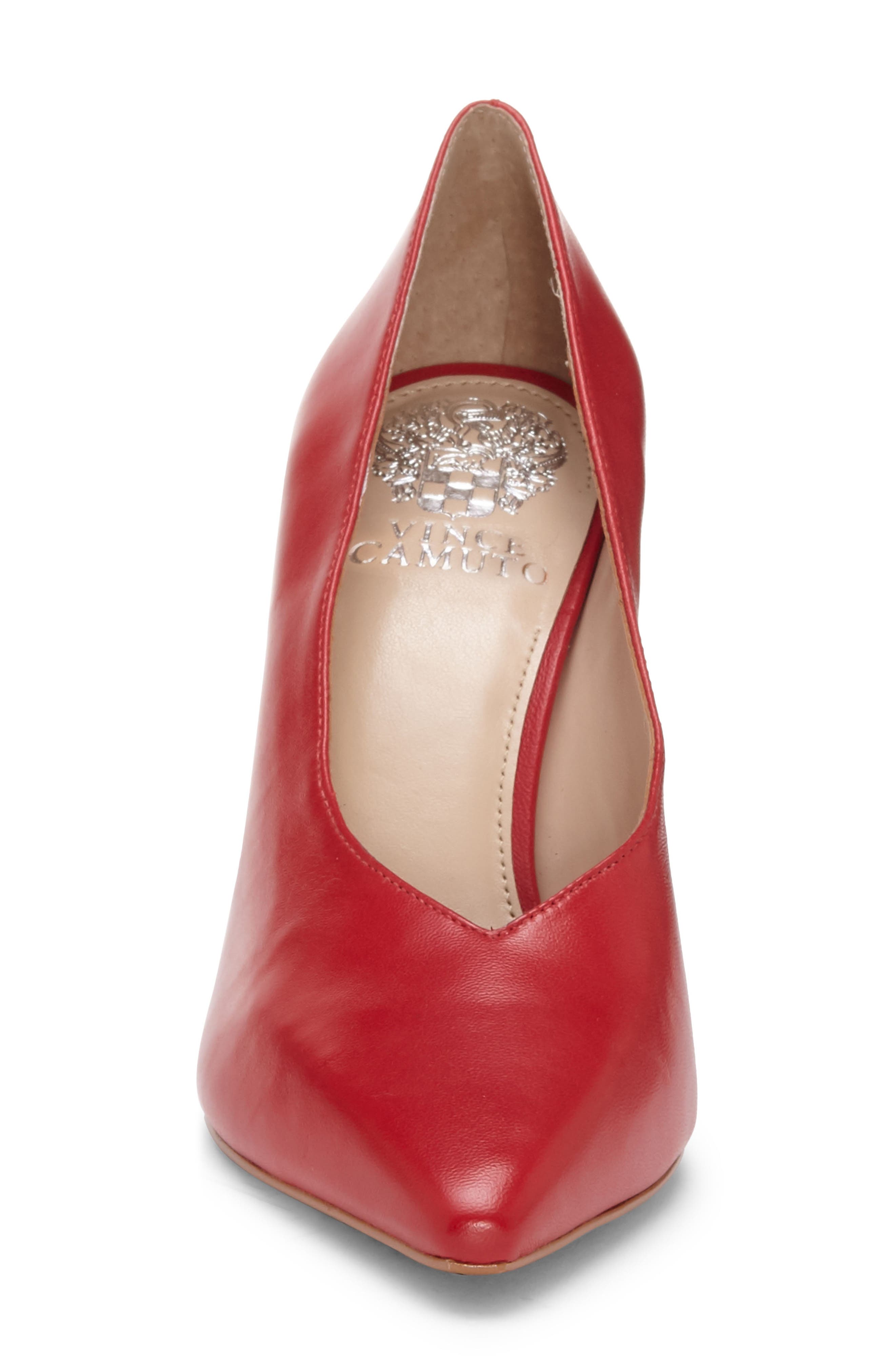Ishani Pointy Toe Pump, Alternate, color, GLAMOUR RED