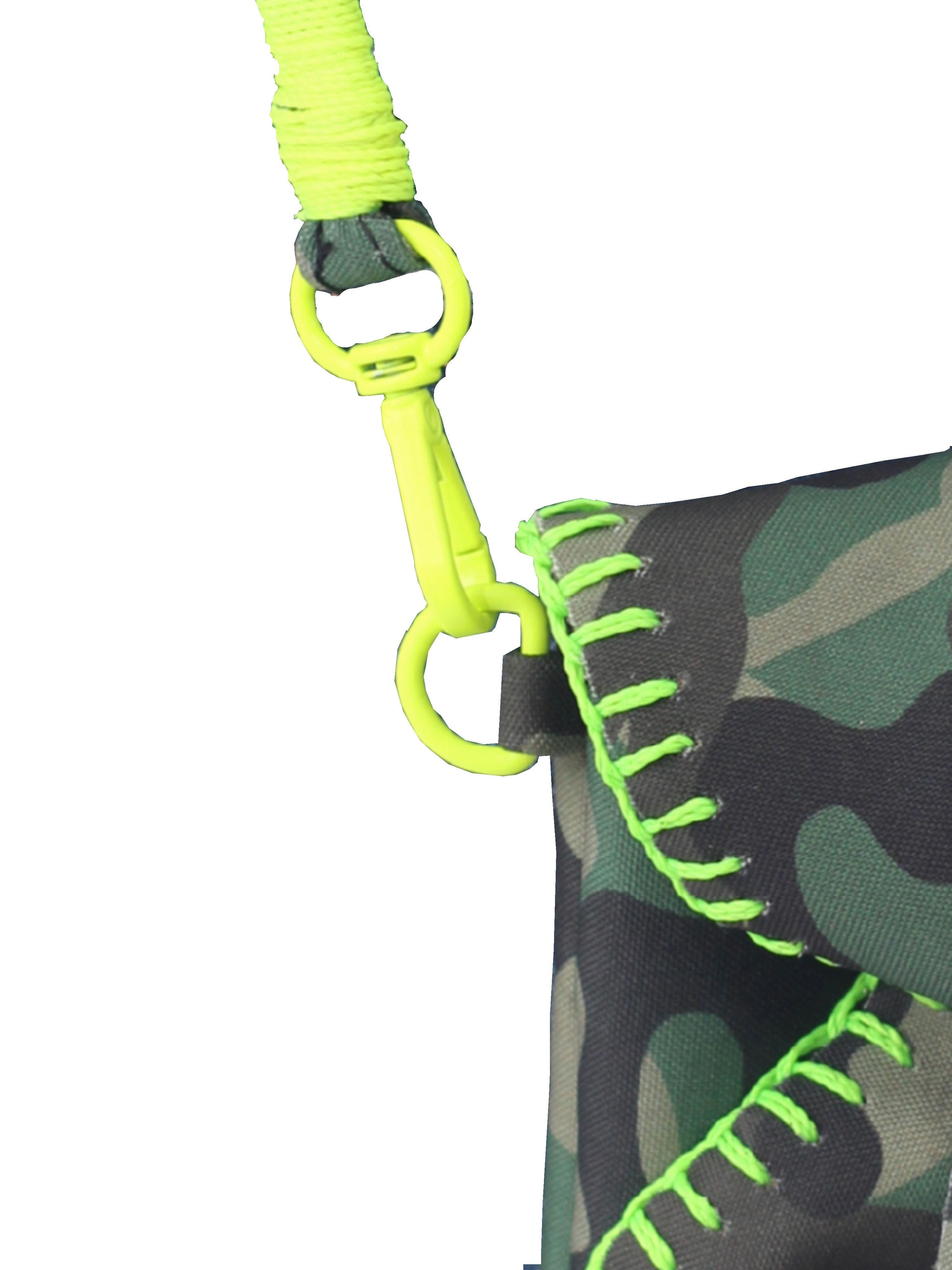 Carlos Falchi Cell Phone Butterly Suede Leather Bag, Alternate, color, Camouflage