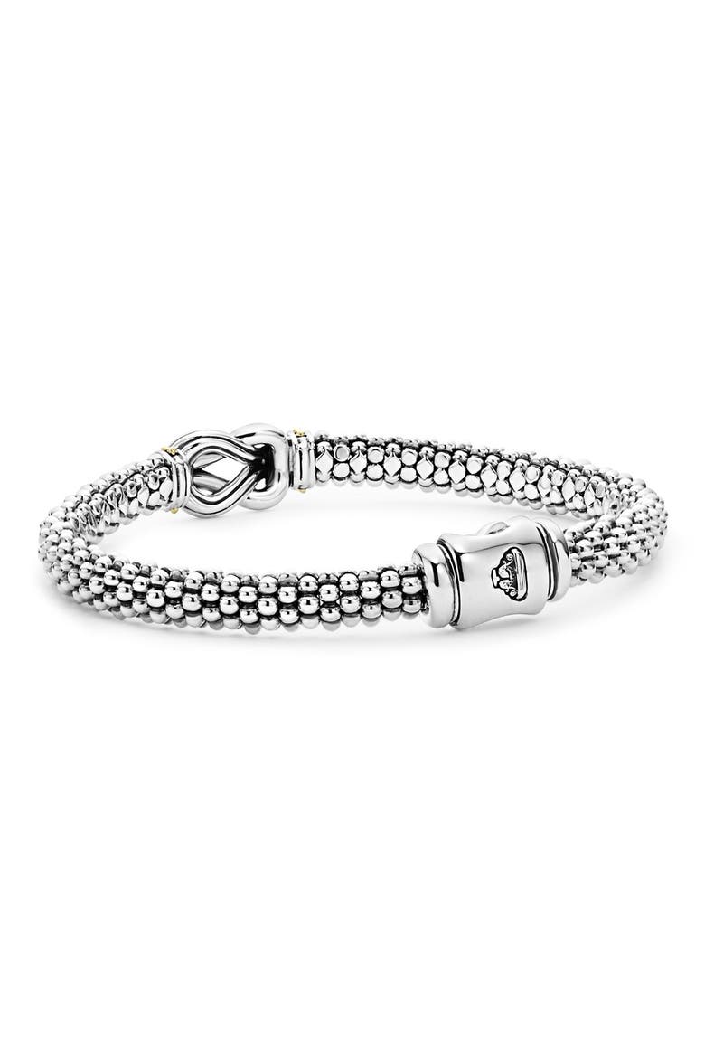 Newport Diamond Knot Bracelet, Alternate, color, SILVER