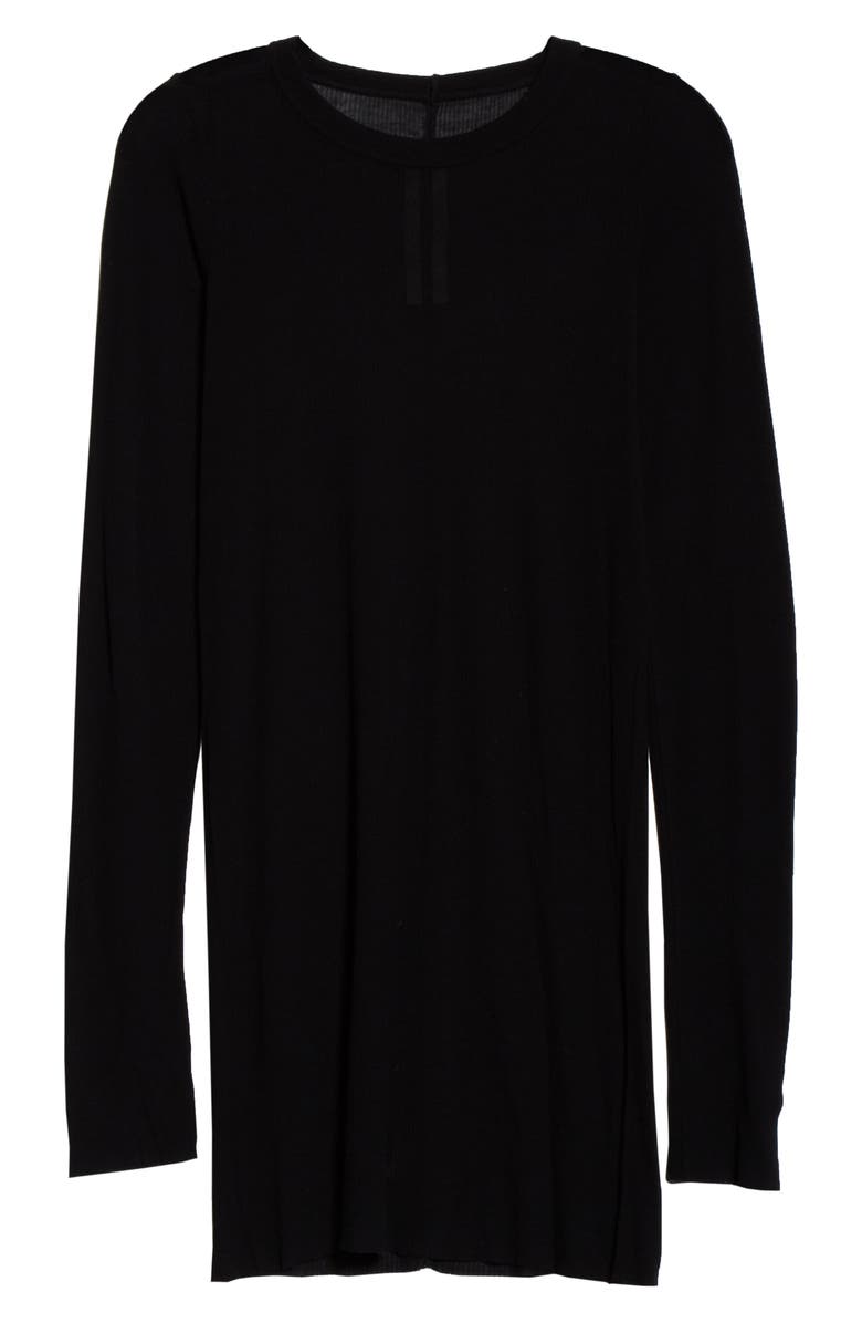 Rick Owens Ribbed Long Sleeve T-Shirt, Alternate, color,