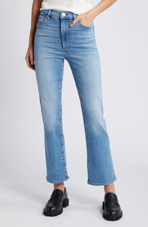 Le Sleek High Waist Ankle Straight Leg Jeans