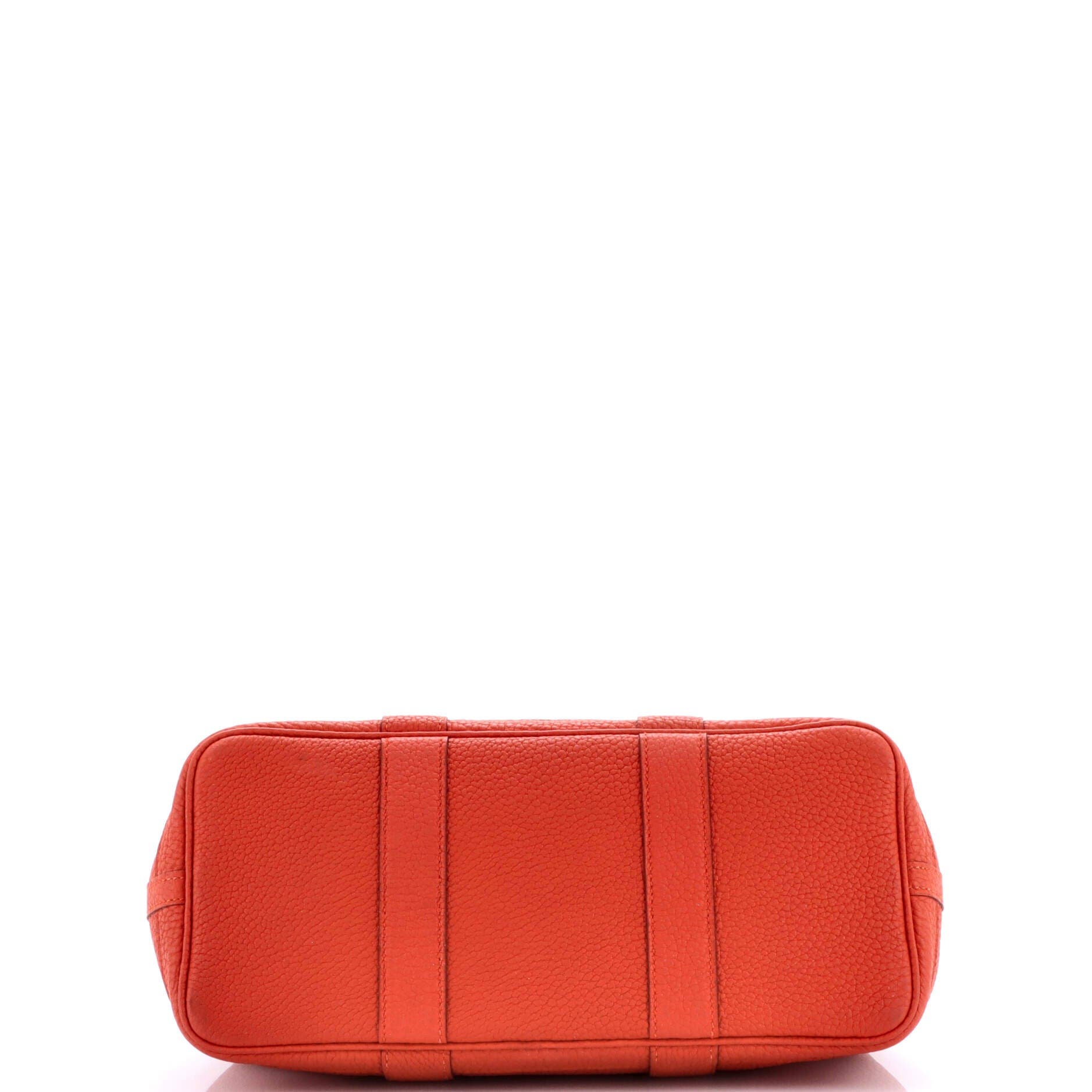 Pre-Owned Hermes Garden Party Tote Leather 30, Alternate, color, Terre Battue