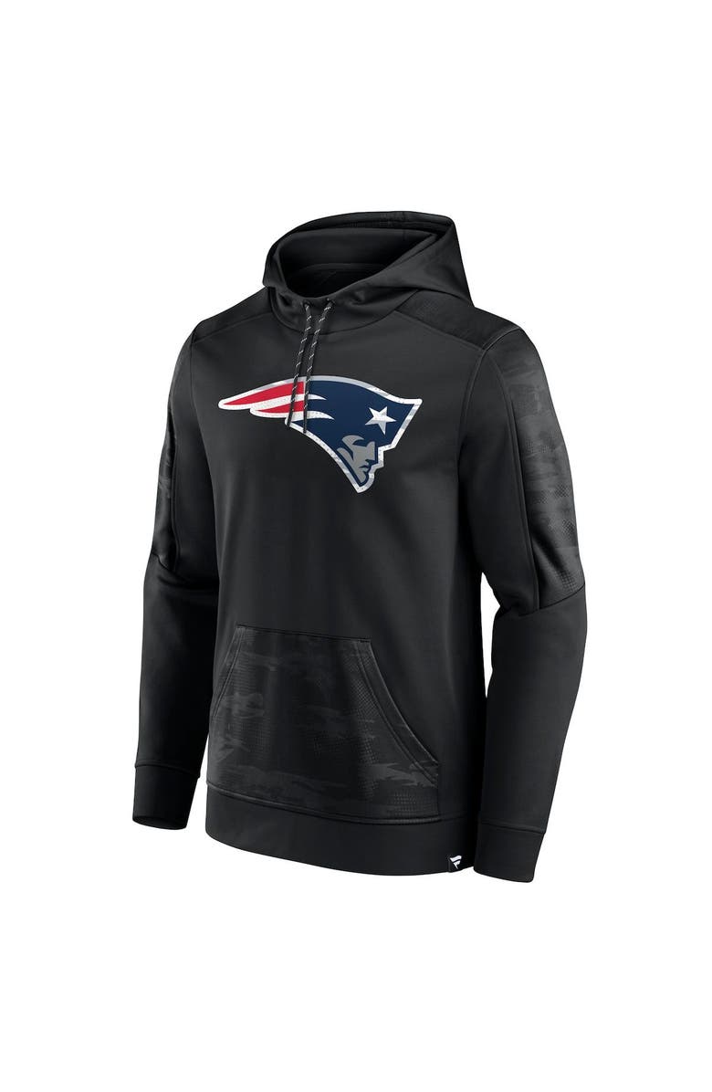 FANATICS Men's Fanatics Branded Black New England Patriots On The Ball Pullover Hoodie, Alternate, color, 