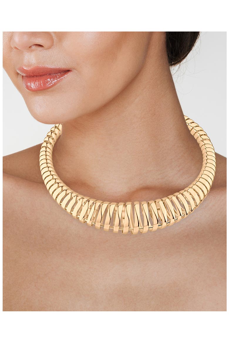 Graduated Coil Statement Necklace (Nordstrom Exclusive), Alternate, color, GOLD