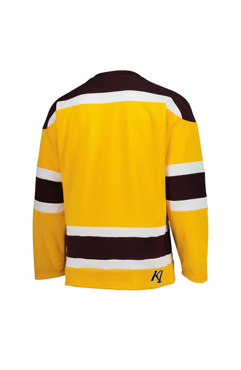 K1 SPORTSWEAR Men's Gold Minnesota Golden Gophers Replica Hockey Jersey, Alternate, color,