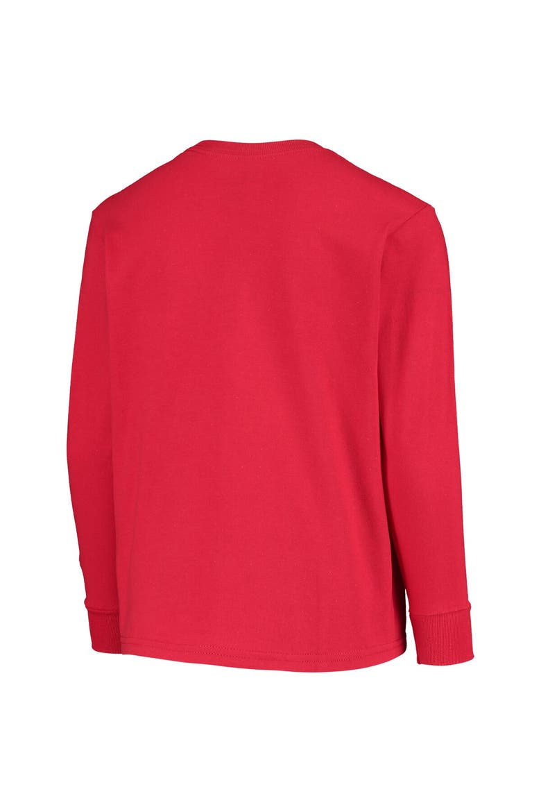 Youth Champion Scarlet Ohio State Buckeyes Basketball Long Sleeve T-Shirt, Alternate, color, Scarlet