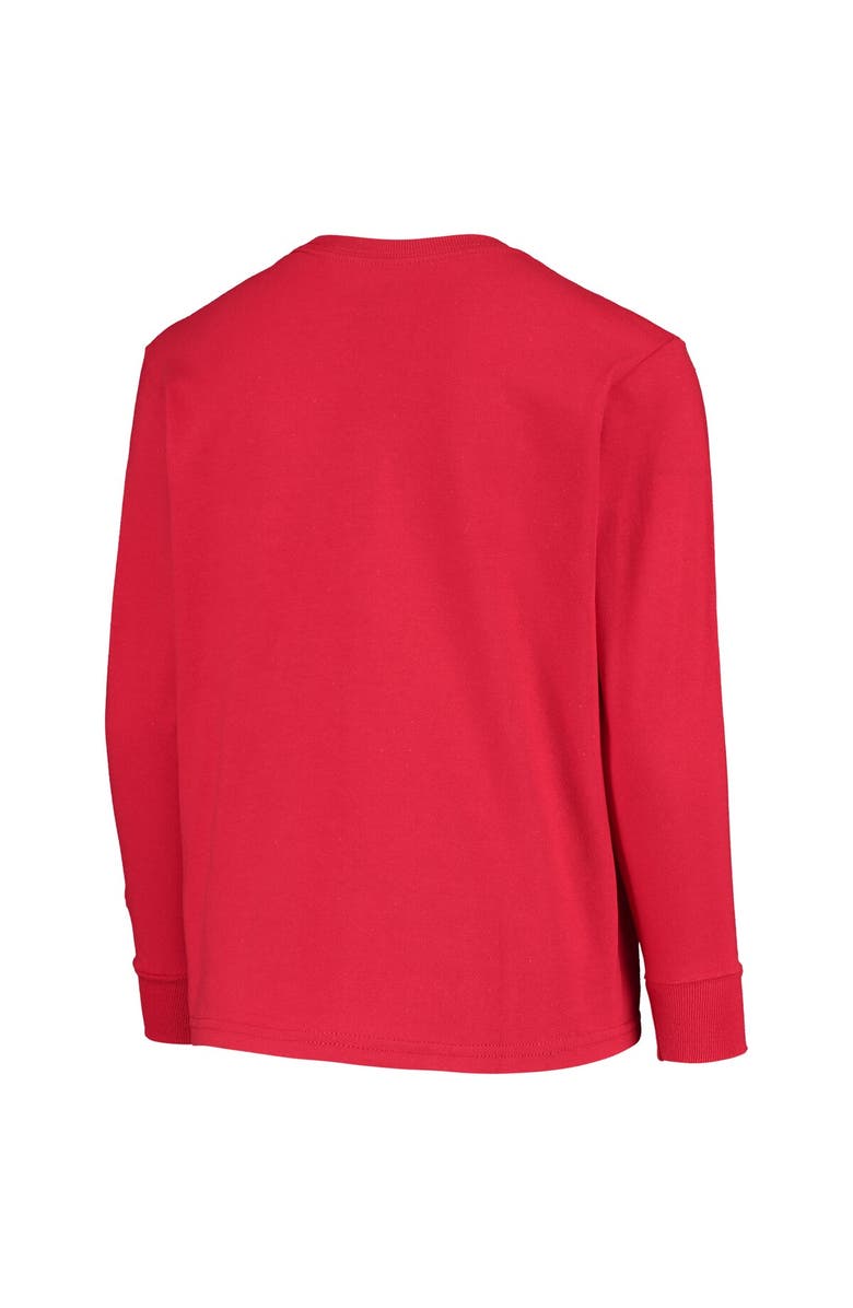 Champion Youth Champion Scarlet Ohio State Buckeyes Basketball Long Sleeve T-Shirt, Alternate, color, 