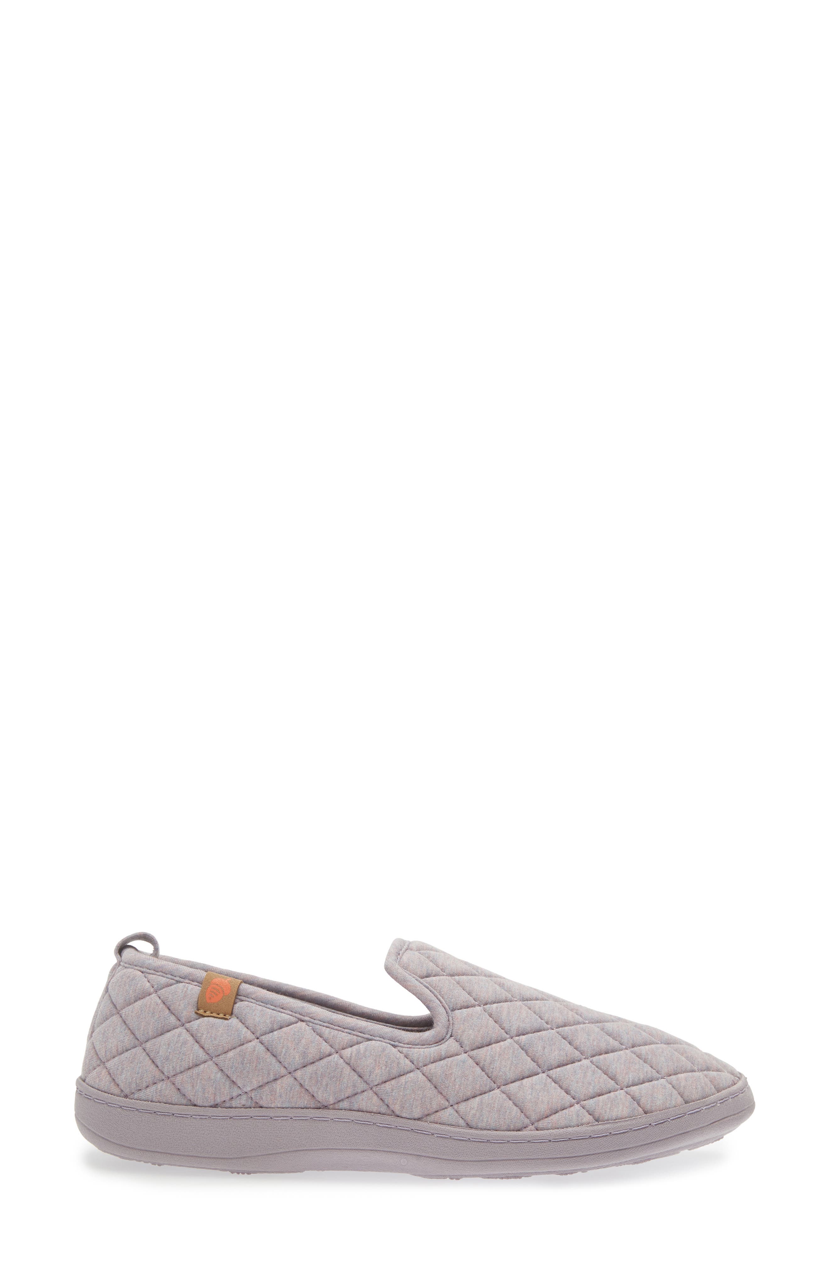 Lupine Quilted Slipper, Alternate, color, PURPLE