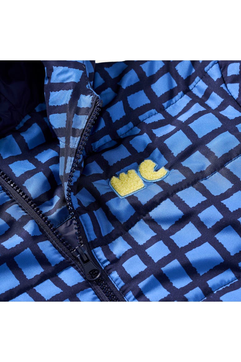 Grid Puffer, Alternate, color, Blue