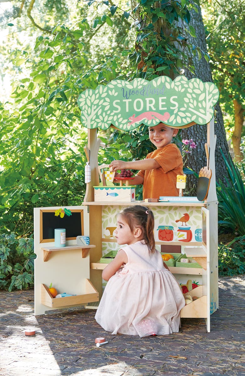 Tender Leaf Toys Woodland Stores & Theatre Toy Set, Alternate, color, Multi