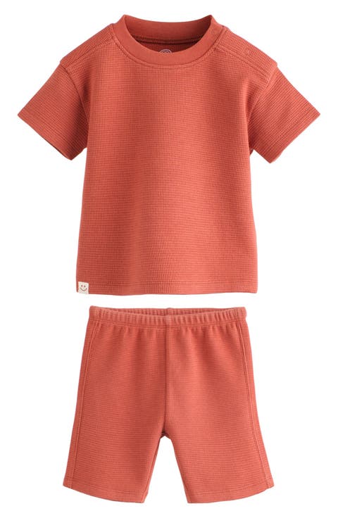 Waffle Knit T-Shirt & Shorts Set (Baby)