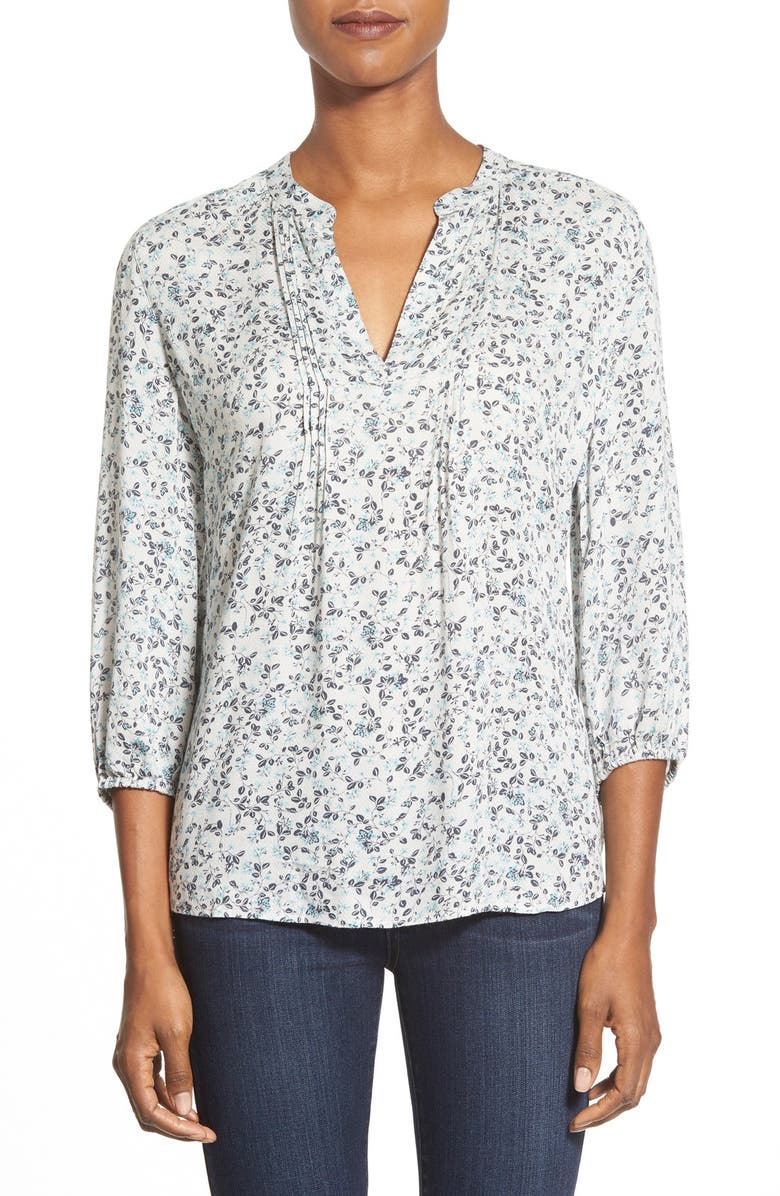 Caslon<sup>®</sup> Pintuck Pleat Blouse, Main, color, 