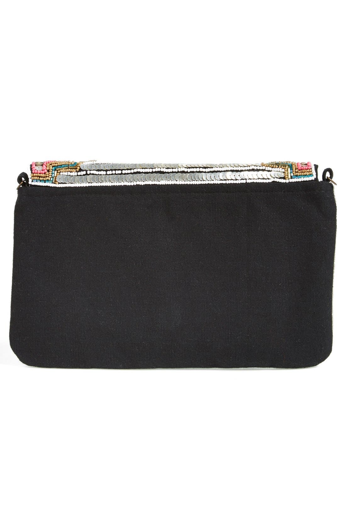 Beaded Envelope Clutch, Alternate, color, MULTI