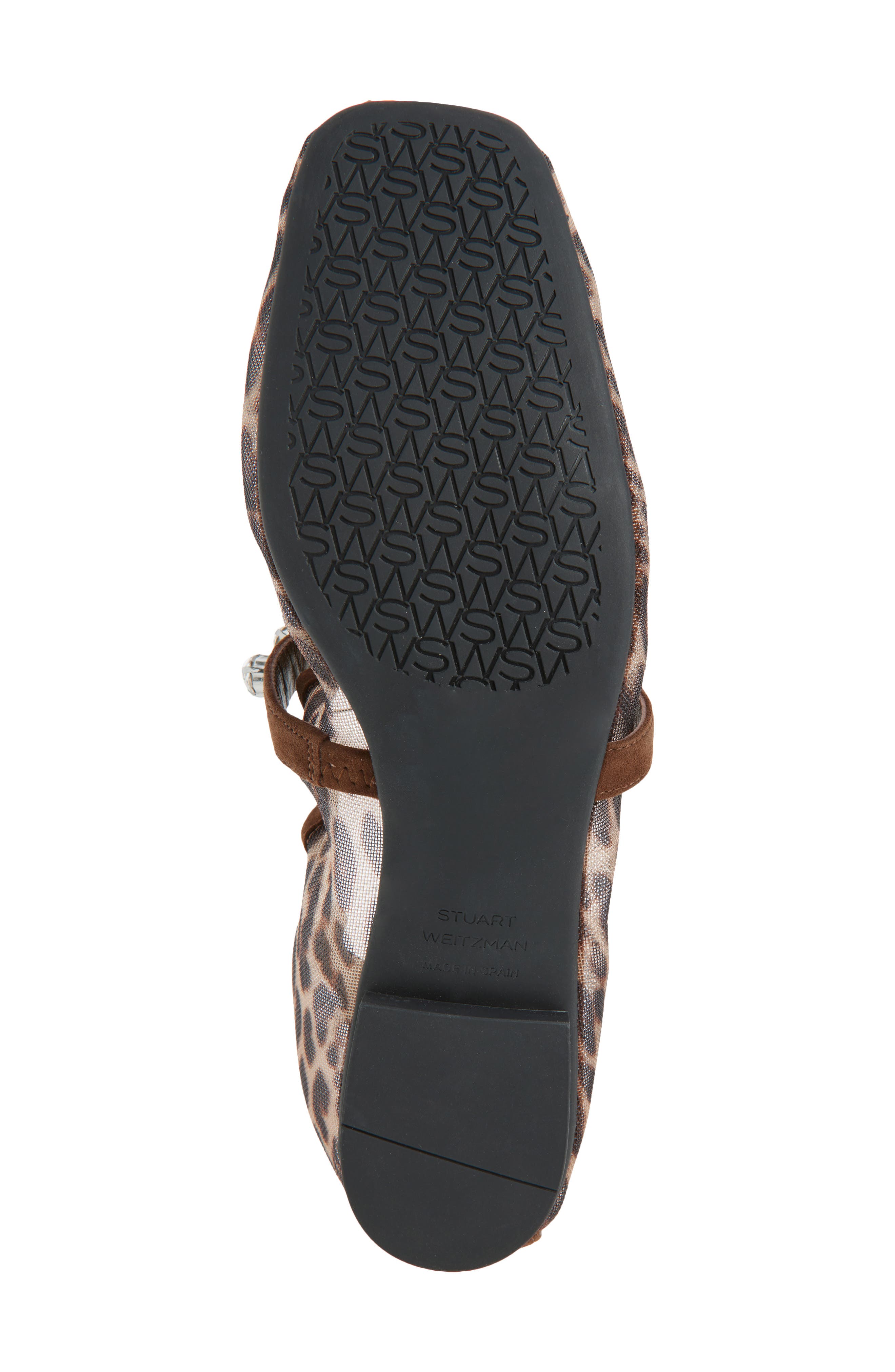 Goldie Crystal Strap Ballet Flat, Alternate, color, CLASSIC CIGAR