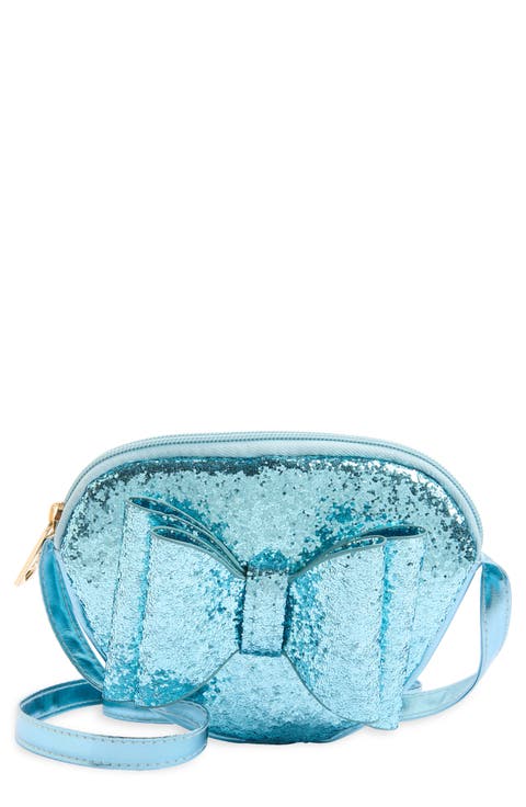 Kids' Glitter Heart Crossbody Bag