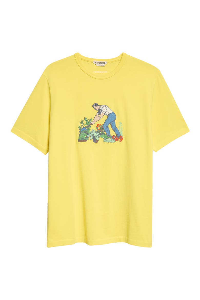 Gardener Graphic T-Shirt, Alternate, color, LEMON