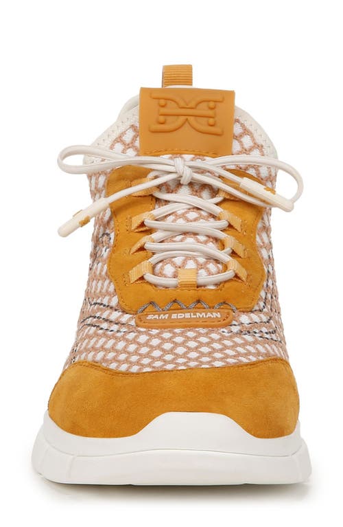 Sam Edelman Chelsie Knit Sneaker In Washed Daisy/dark Sunflower