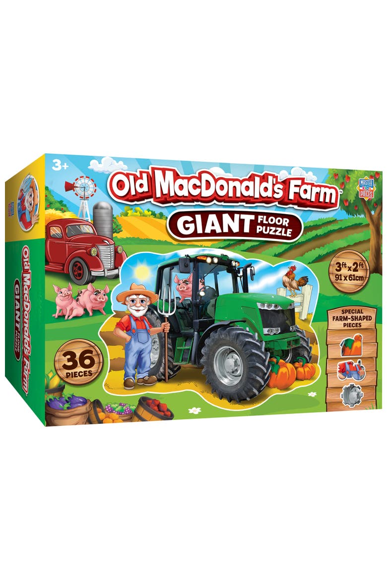 Old MacDonald 36 Piece Floor Puzzle, Main, color, Multicolor