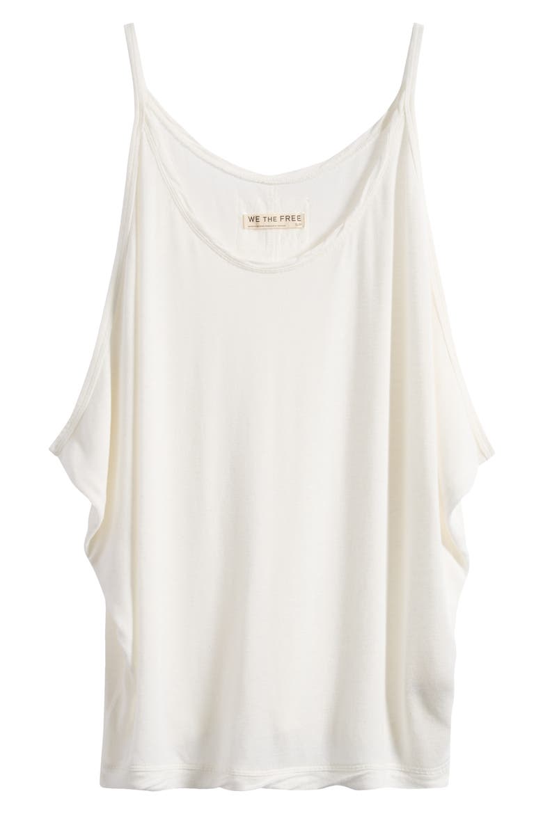 Shoreside Drape Tank, Alternate, color, CLEAN IVORY