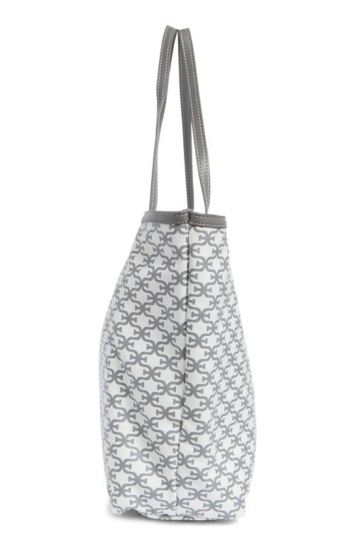 SAM EDELMAN SAM EDELMAN FELICIA MONOGRAM LARGE SHOPPER TOTE BAG 